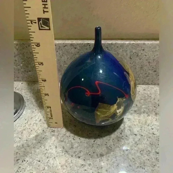 vintage signed peter collis hand made studio pottery vase new zealand - Picture 9 of 9